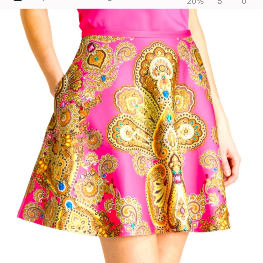 Ted Baker Jewel Paisley Skirt